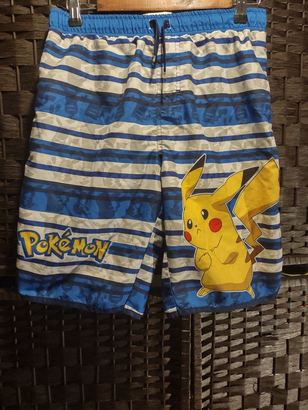 Pokemon Pikachu Swim Trunks Boys 14/16